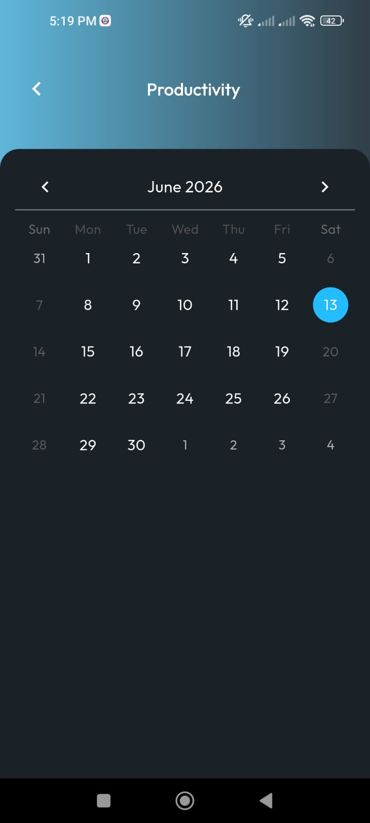 RateOp mobile app screen 32
